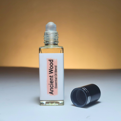 Ancient Woods perfume bottle by Era Theory inspired by Diptyque Tam Dao with creamy sandalwood and cypress notes