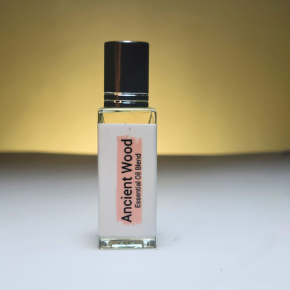 Ancient Woods perfume bottle by Era Theory inspired by Diptyque Tam Dao with creamy sandalwood and cypress notes