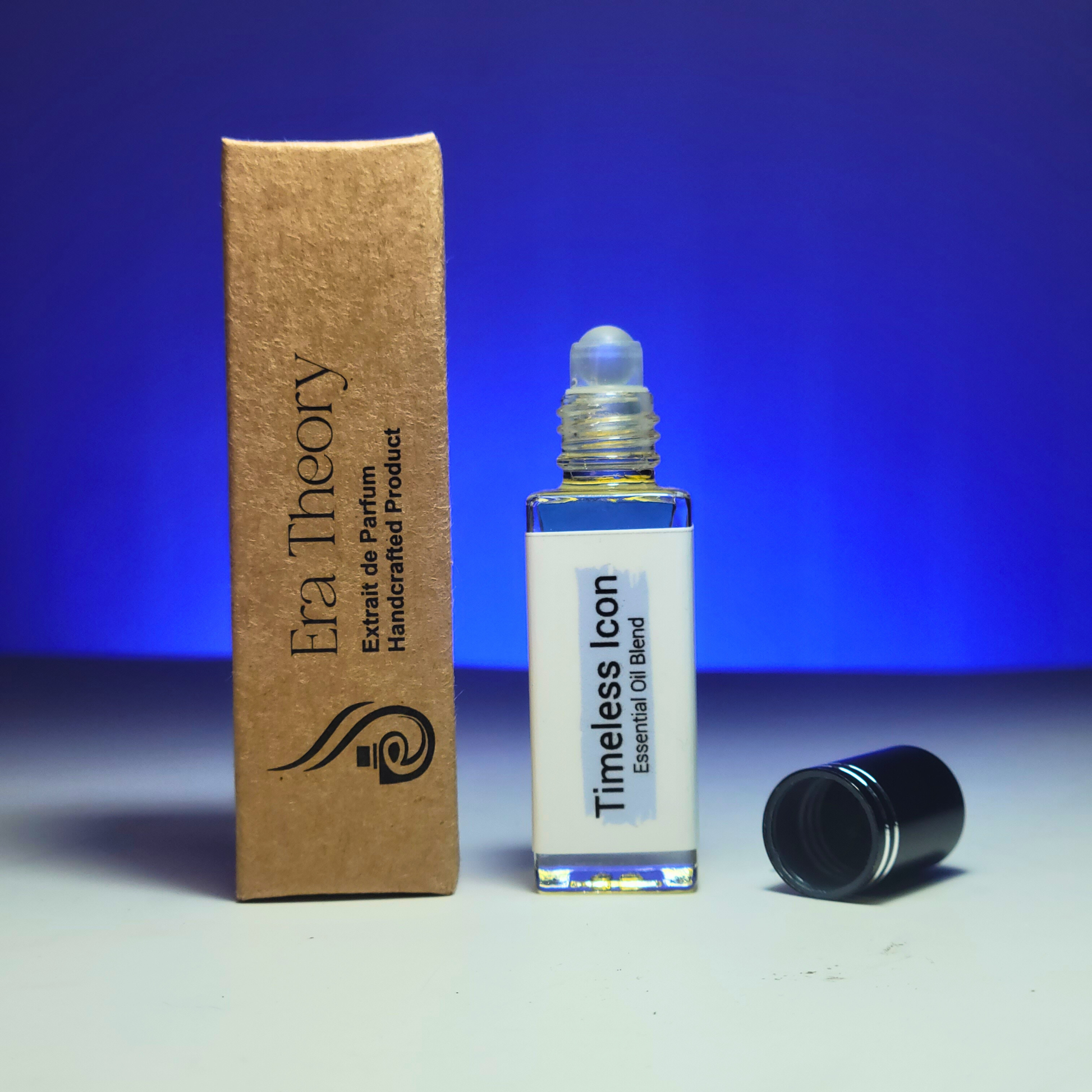 Timeless Icon perfume bottle by Era Theory inspired by Dunhill Icon with notes of neroli and oud