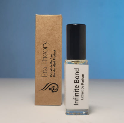 Infinity Bond perfume bottle by Era Theory inspired by Stronger With You with warm notes of chestnut and vanilla