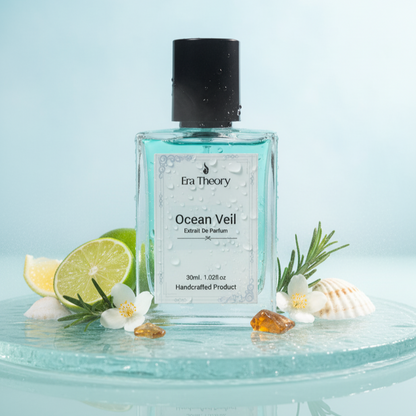 Ocean Veil perfume bottle by Era Theory inspired by Acqua di Gio with fresh marine and citrus notes