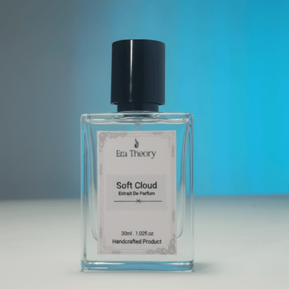 Soft Cloud perfume bottle by Era Theory inspired by Good Girl with sweet vanilla and coffee notes