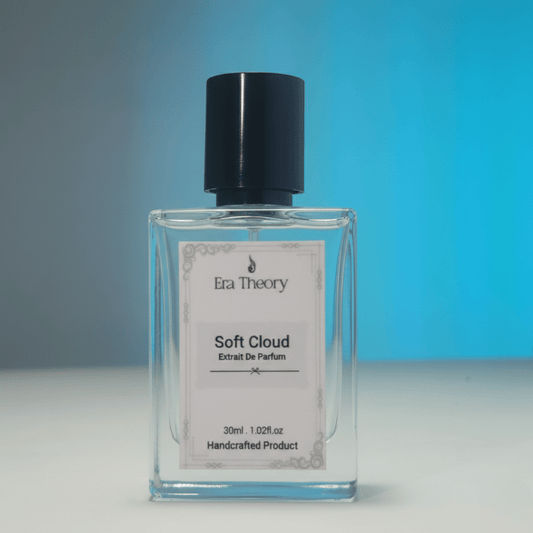 Soft Cloud perfume bottle by Era Theory inspired by Good Girl with sweet vanilla and coffee notes