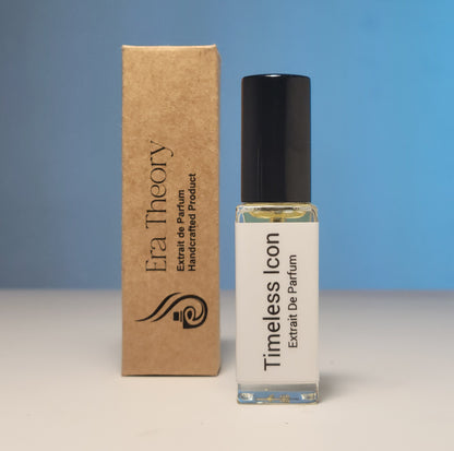 Timeless Icon perfume bottle by Era Theory inspired by Dunhill Icon with notes of neroli and oud